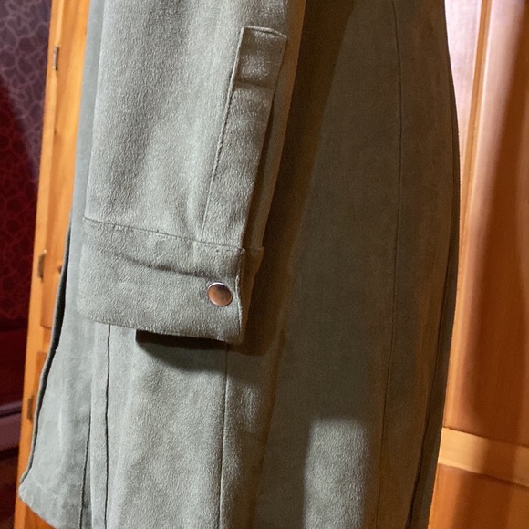 Long sleeve Olive colored 1. State Dress. Size 6. - Picture 9 of 12